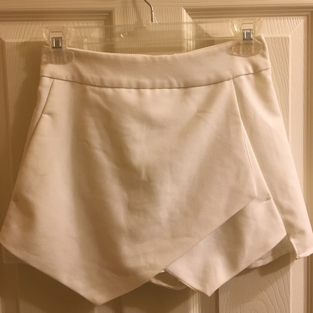 Aqua Asymmetrical Skort